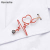 Medical Medicine Brooch Pin Stethoscope