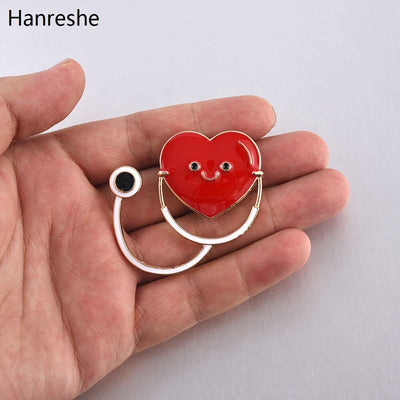 Medical Medicine Brooch Pin Stethoscope