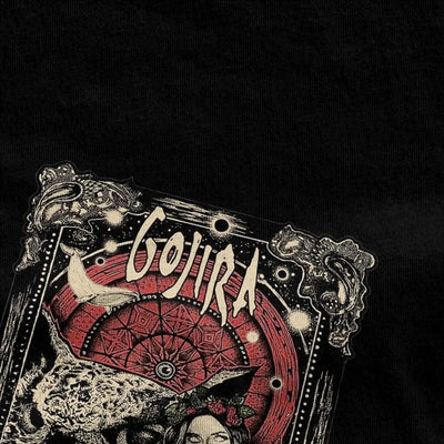 Men Gojiras Rock Metal Band T Shirts 100% Cotton Clothes Vintage Short Sleeve Round Collar Tees 6XL T-Shirt