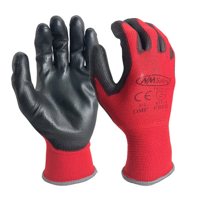 24Pieces/12Pairs Professional Working Protective Gloves For Men Construction Women Garden Nylon Running Glove Obtained CE EN388