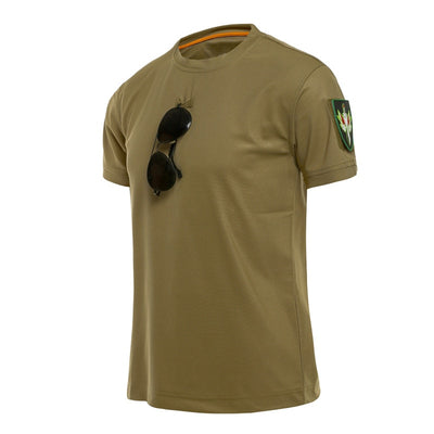 Short Sleeves Breathable Round Neck Guard T-Shirts