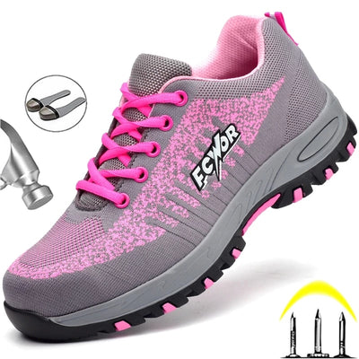 Indestructible Safety Steel Toe Shoes Women