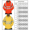 Tops Fleece Sweatshirt Zip Hooded Night Work High Visibility Jacket Hi Viz Vis Reflective Pullover Hoodie