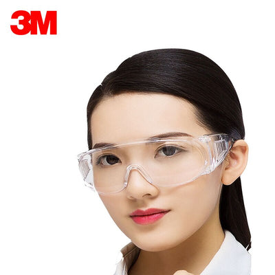 3M 1611HC protective glasses Genuine security 3M safety glasses Anti-shock Anti-shock Anti-scratch Flat light goggles 1611