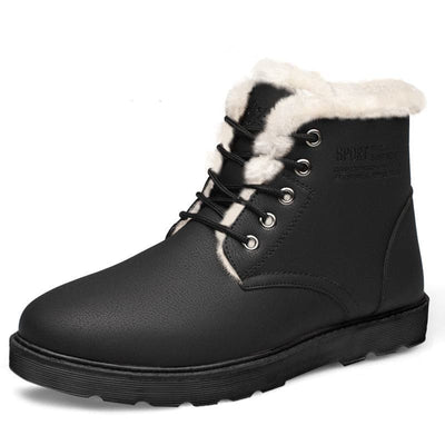 Tactical Style High Rise Furry Ends Work Boots