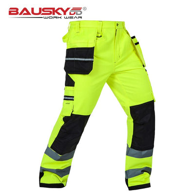 Hi vis tool pocket pant functional safety workwear work trousers