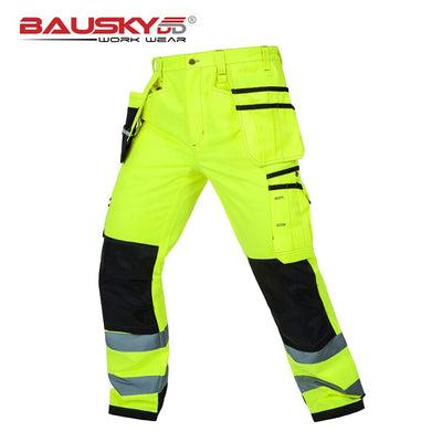 Hi vis tool pocket pant functional safety workwear work trousers