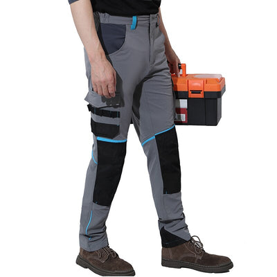 Work Pants For Men Multifunctional Work Trousers Workwear Pants With Reflective Tapes