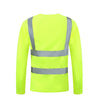 Fluorescent High Visibility Safety Work Shirt