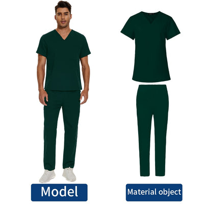 Men's Scrubs Medical Uniform Lab Set