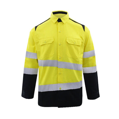 Cotton Safety Work shirt and workwear trousers