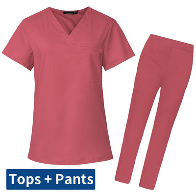 Men's Scrubs Medical Uniform Lab Set