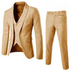 2 Pieces Elegant Suit Brand Slim Fit Single Button