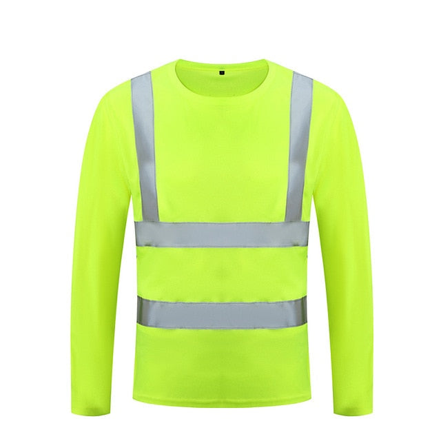 Fluorescent High Visibility Safety Work Shirt