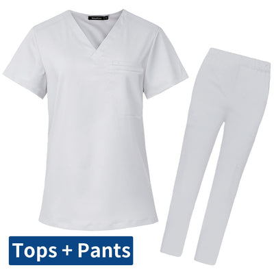 Men's Scrubs Medical Uniform Lab Set