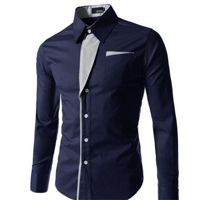 Long Sleeves Casual Double Tone Slim Fit Shirts