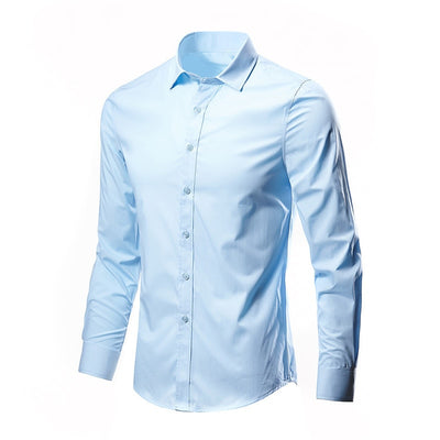 Luxurious Solid Color Long sleeves Shirts