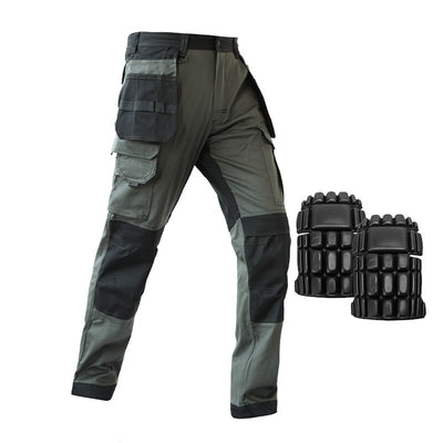 Work Pants For Men Multifunctional Work Trousers Workwear Pants With Reflective Tapes