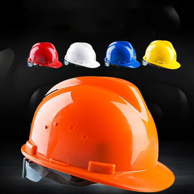 Hard Hat Cap Style with 4 Point Ratchet Suspension, Construction Safety Helmet, Impact Resistance, High Strength Hard Hat