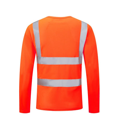 Fluorescent High Visibility Safety Work Shirt