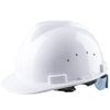 Hard Hat Cap Style with 4 Point Ratchet Suspension, Construction Safety Helmet, Impact Resistance, High Strength Hard Hat