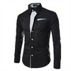 Long Sleeves Casual Double Tone Slim Fit Shirts