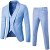 2 Pieces Elegant Suit Brand Slim Fit Single Button