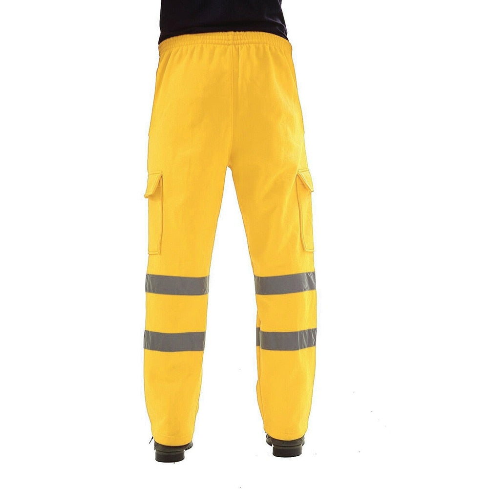 Men's Hi Vis Jogging Bottoms