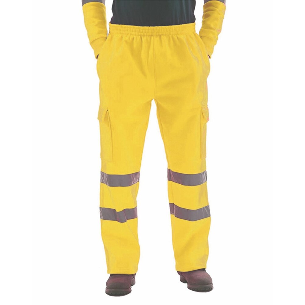 Men's Hi Vis Jogging Bottoms