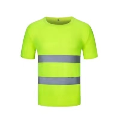 Fluorescent High Visibility Safety Work Shirt