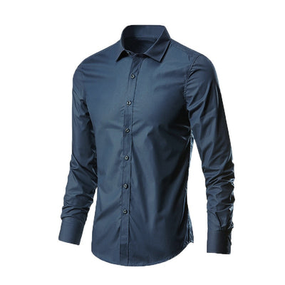 Luxurious Solid Color Long sleeves Shirts