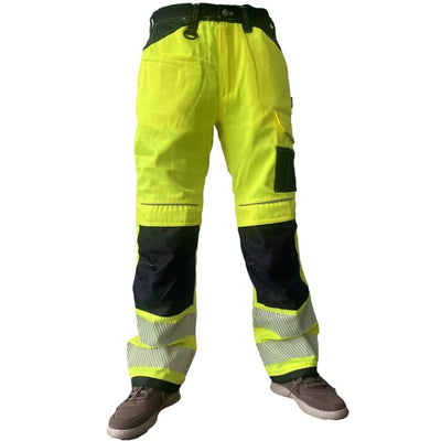 Work Pants For Men Multifunctional Work Trousers Workwear Pants With Reflective Tapes