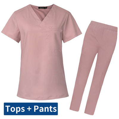 Men's Scrubs Medical Uniform Lab Set