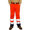 High Visibility Reflective Pants hi vis Functional Pockets Wear-resistance Safety Trousers Work Pants for Men Cargo Pants